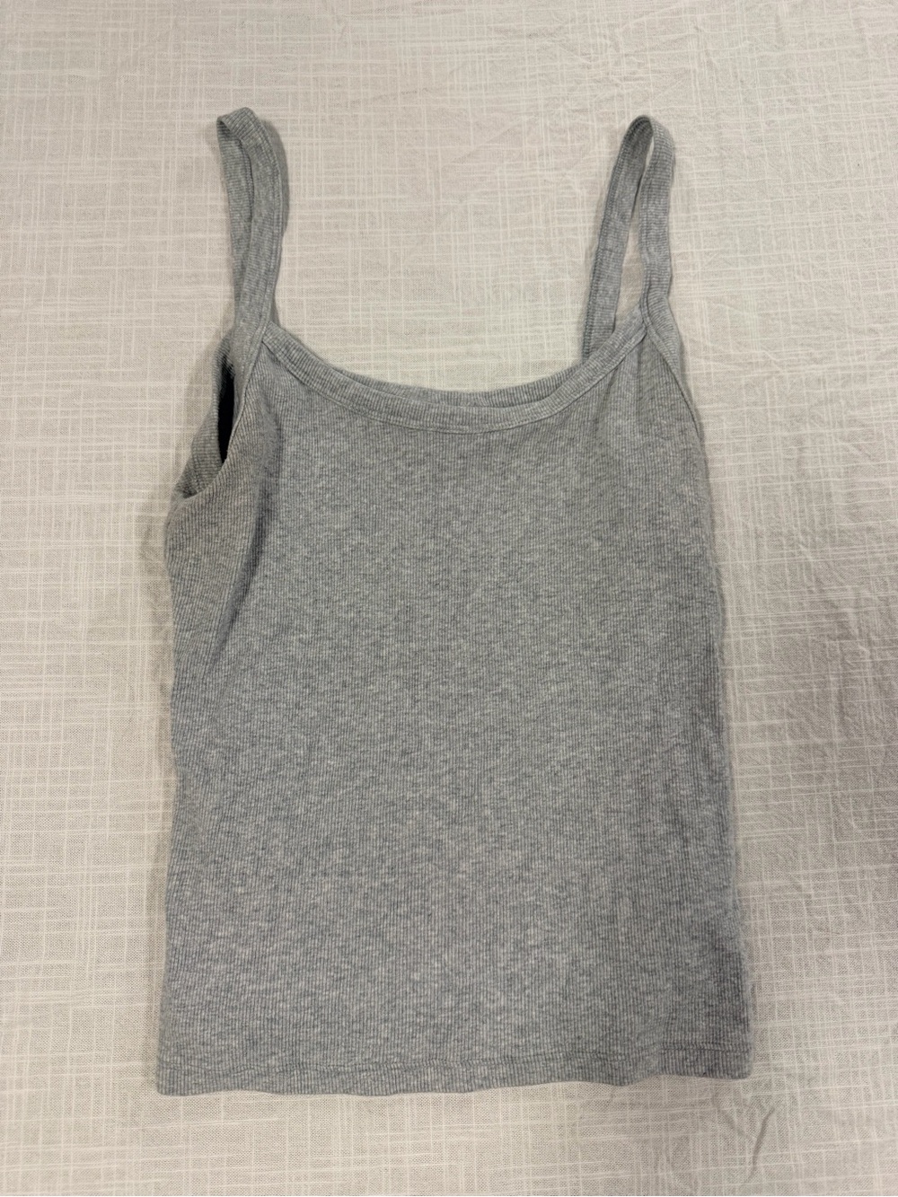Aritzia TNA Gray Ribbed Tank Top - Women size small